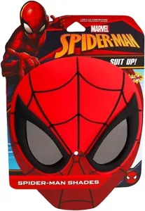 ✅Sun-Staches Marvel Official Spider-Man Sunglasses | Full Mask Costume Accessory - Picture 1 of 4