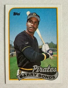 MLB BARRY BONDS Pittsburgh Pirates 1989 Topps Baseball Trading CARD #620 - Picture 1 of 3