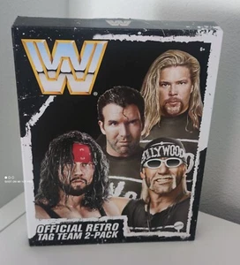 Official wwe retro tag Team Mattel. Hulk Hogan SYXX Scott Hall, Kevin Nash - Imagen 1 de 2