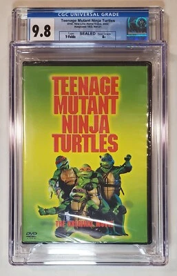 1990 Teenage Mutant Ninja Turtles DVD 2002 Print New Graded CGC 9.8 Sealed A+ - Image 1 of 4