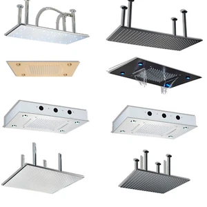 Luxus LED Regendusche Kopf Hochdruck Deckenmontage Kopfbrause - Bild 1 von 107