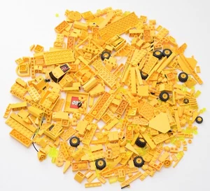 Lego halbes Kilo gelbe Steine und Stücke 500g gemischtes Konvolut Original  - Bild 1 von 3