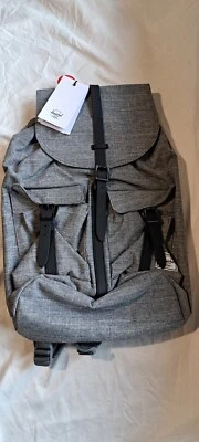 Mochila Herschel Dawson - Raven Crosshatch/Preta RRP £70 - Imagem 1 de 4