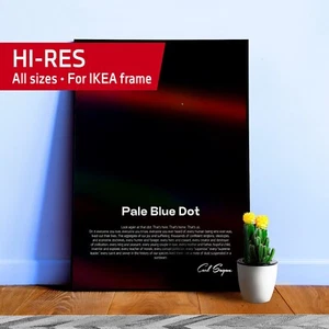 Pale Blue Dot poster, NASA Voyager 1, 1990 — Space poster, science print - Picture 1 of 14