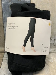 ⚡️Women's A New Day High Waisted Jeggings Leggings Black Size Small (4-6) - Picture 1 of 2
