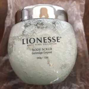 Lionesse White Pearl Collection Body Scrub 12 oz. 340 g. New Sealed - Picture 1 of 2