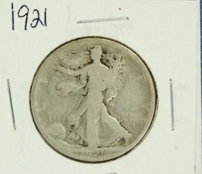 1921 Walking Liberty Half Dollar : Good - Image 1 of 2