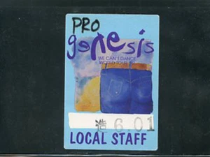 Genesis 1992 - Pass Backstage Staff Locale Vet Stadium Philadelphia 1 giugno 1992 - Foto 1 di 1