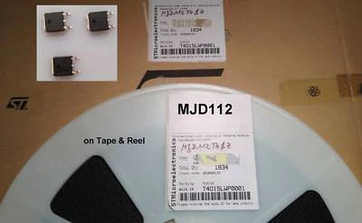 5 Stück /5 pieces MJD112 NPN DARLINGTON POWER TRANSISTOR = MJD6039 100V 2A 20W - Bild 1 von 4