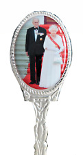 Queen Elizabeth II & Prince Philip Anniversary Silver-Plated Collector's Spoon