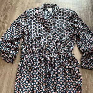 Leslie Fay Vintage 90s Long Women’s Dress - Size 16 Multicolor - Bild 1 von 6