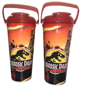 2 Jurassic Park 30th Anniversary Universal Studios Coca-Cola Freestyle Tassen - Bild 1 von 3