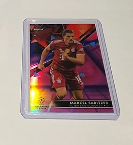 2021/22 Topps Finest UEFA Champions League Pink Ref Marcel Sabitzer 061/125 - Picture 1 of 2