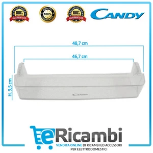 Balconcino Mensola Portabottiglie Frigorifero Candy Hoover Originale 43009015 - Foto 1 di 4