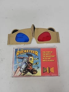 The Rocketeer (1991) 3-D Comic Cassette and 3D Glasses Only - Neal Adams - F - Picture 1 of 2