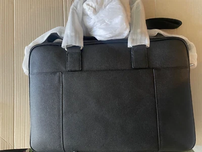 NUEVO EXCLUSIVO Cole Haan American Airlines Bolso de Cuero para Laptop 16 x 11 Maletín Foto 1 de 4