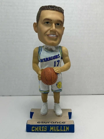 Golden State Warriors 2012 Chris Mullin SGA bobblehead bobble TMC St Johns, NIB Cover