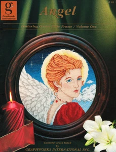 "ANGEL VOL 1"" Victorian Heavenly Wings Patrón Punto de Cruz Folleto L 88" - Imagen 1 de 1
