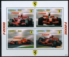 LIBERIA 2008 Ferrari F2008 4v MNH**