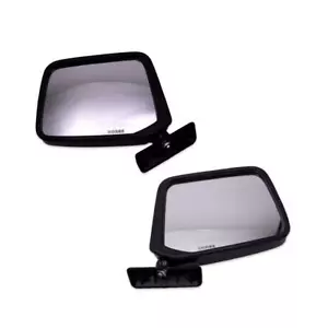 For Nissan Datsan 720 Pick up 1980 85 89 1991 Pair Mirror Wing Side Door Black - Picture 1 of 9