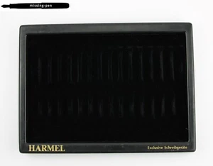 Vintage used Harmel Tray / Tablett in Black for 15 Pens (3) - Picture 1 of 1