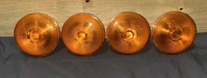 4 Grote Amber/Yellow Round Tail Lamp 9076 - Imagen 1 de 8