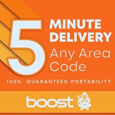 BOOST Mobile Prepaid Port Numbers - 5 MINUTE DELIVERY! -  ANY Area Code