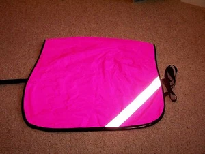 HI VIZ PINK FLUORESCENT HORSE QUARTER RUG - FLEECE OR COTTON LINED - Picture 1 of 1