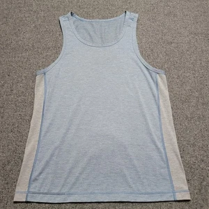 Lululemon Shirt Mens Small Heather Oil Slick Blue T.H.E. Tank Top Training - Picture 1 of 11