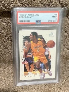 1999 SP Authentic Kobe Bryant PSA 9 Lakers #38 card NEW Clean Case - Picture 1 of 1