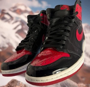 Nike Air Jordan 1 Retro High OG PATENT BRED 2021 Größe 8 555088-063 - Bild 1 von 24