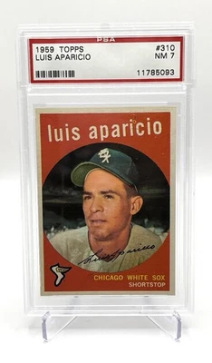 1959 Topps Luis Aparicio #310 PSA 7 - Image 1 of 2