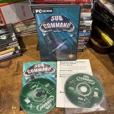 Sub Command Akula Seawolf 688(I) PC CD-ROM 2001 EA Naval Sim Free post U.K.   - Image 1 of 4