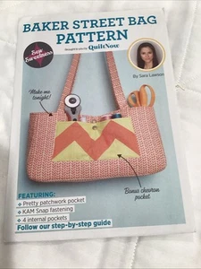 Baker Street Bag Sewing Pattern by Quilt Now, Booklet In Envelope - Picture 1 of 2
