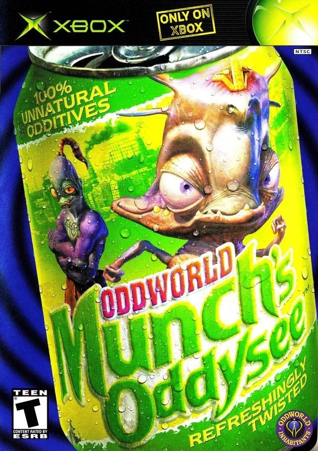Oddworld: Munch's Oddysee Platinum Hits - Original Xbox Game - Game Only - Image 1 of 1
