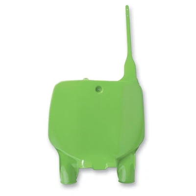 Placa de número frontal de plástico UFO - KX verde - KA03701026 Foto 1 de 2