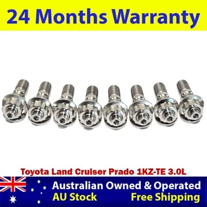 Titanium Exhaust Manifold Stud Kit For Toyota Land Cruiser Prado 1KZ-TE 3.0L - Picture 1 of 5