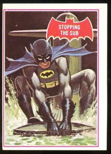 1966 Topps Batman Series A (Red Bat Logo) #39A Stopping the Sub - Picture 1 of 2