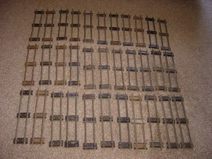 MODEL RAILWAY 0 GAUGE TINPLATE TRACK INCLUDING POINTS; 87 PIECES; SEE PHOTOS - Picture 1 of 6