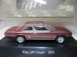 Modelos Starline 1/43 FIAT 130 cupé 1971 Amaranto rojo metálico n.º 508933 - Imagen 1 de 10