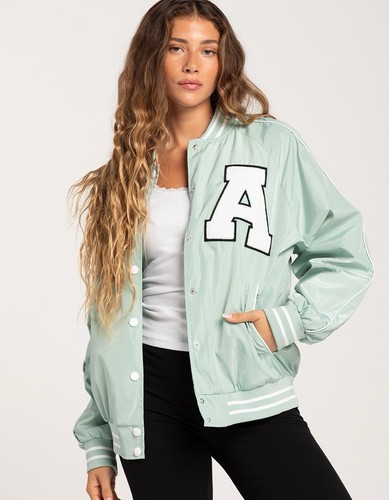 Giacca Track Full Tilt Nuova con etichette Verde Come Nuova A Spell Out Letters Full Zipper Coach S