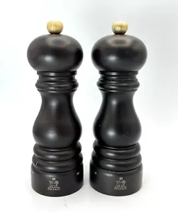 Peugeot Paris U'Select Lack Salz und Pfeffermühle Set Nussbaum 7 Zoll EUC Selten - Bild 1 von 7
