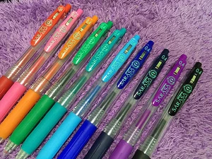 10x ZEBRA Sarasa Clip Pen Purple Red Blue Green Best Selling Retractable Gel Set - Picture 1 of 8