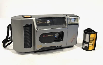 CONCORD AW 905 AUTOMATIC DX VINTAGE POINT & SHOOT 35MM FILM CAMERA W/ FLASH - Image 1 of 4