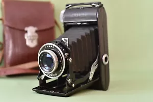 【Very Rare】1950's Belfoca Junior Belca Dresden folding camera Perfect Working - Picture 1 of 18