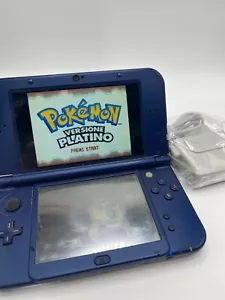 Nintendo New 3ds XL Console blu FUNZIONANTE originale usata con giochi pokemon - Foto 1 di 6