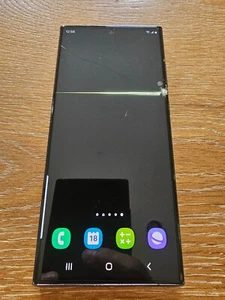Samsung Galaxy S23 Ultra S918U 256 Go écran fissuré fonctionne toujours T-Mobile - Photo 1 sur 14