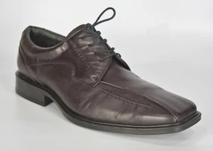 Belvedere Dumbarton Men's Size 11.5 Brown Leather Bike Toe Oxfords - Picture 1 of 11