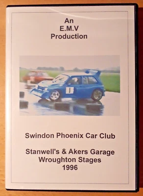 1996 Stanwell's & Akers Garage Wroughton Stages Rally DVD Swindon Phoenix Car... - Image 1 of 2