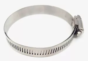 Two SAE Size 24 Lined Hose Clamp All 300 Stainless 1-1/4" to 2" Range - Picture 1 of 1